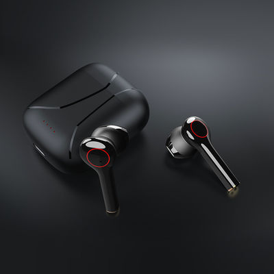 estéreo sem fio verdadeiro estereofônico Bluetooth Earbuds de 5D BT5.0 500mAh
