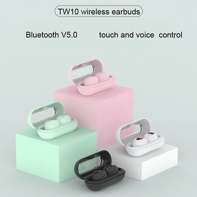 Chamadas estereofônicas V5.0 500mAh Earbuds sem fio impermeável