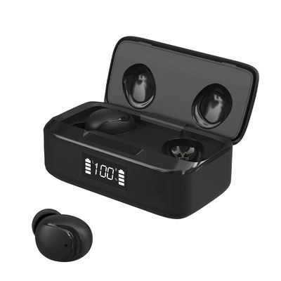 Esportes de carregamento magnéticos Bluetooth sem fio Earbuds da indicação digital 39mm