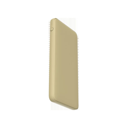 Banco ultra magro de borracha do poder do revestimento 5000mAh para o telefone celular