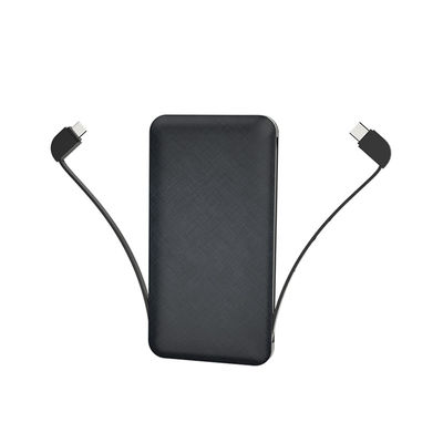 Banco ultra magro inerente do poder do cabo 10000mAh 210g