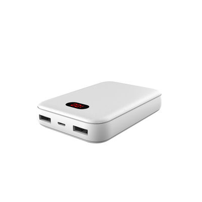 Banco duplo portátil ultra magro do poder do ABS 23mm USB