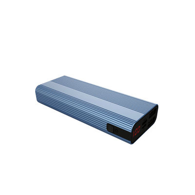 Banco duplo do poder do metal 121mm USB da exposição do LCD