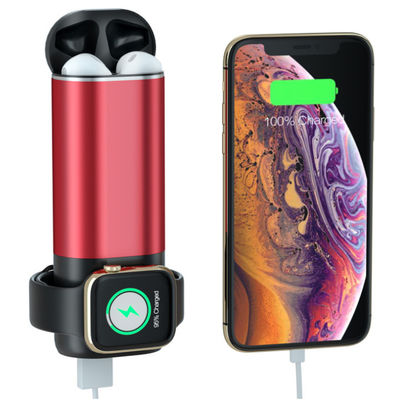 3 em 1 banco sem fio 15W 5200mAh do poder do carregador de Multifuntional