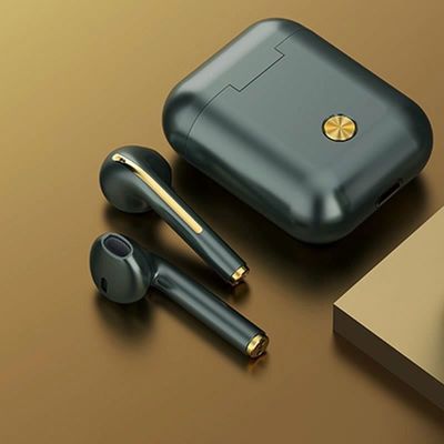 controle sem fio Bluetooth Earbuds do toque de 35mAh J18