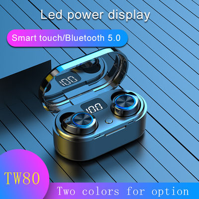 Controle TW80 Mini Wireless Bluetooth Earphones With Mic do toque