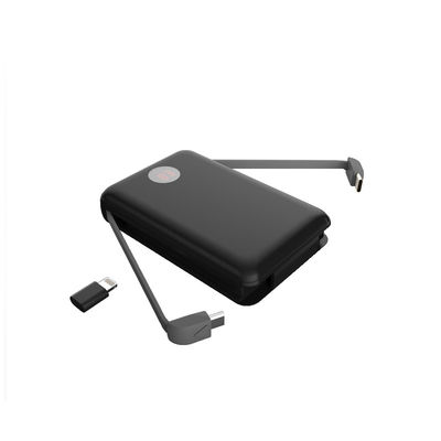 O LCD indica o banco inerente 10000mAh do poder do cabo para Android