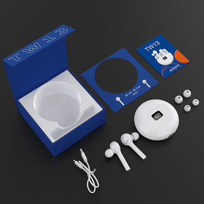 TW13 alta fidelidade 50mAH Bluetooth sem fio na orelha Earbuds