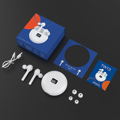 TW13 alta fidelidade 50mAH Bluetooth sem fio na orelha Earbuds