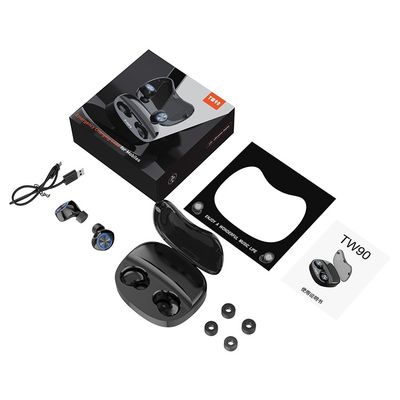 Mini TW90 Bluetooth 5,0 peso leve Earbuds sem fio de IPX5
