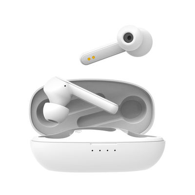 Gêmeos Earbuds sem fio Bluetooth ergonômico de RoHs 15m do CE 5,0 fones de ouvido