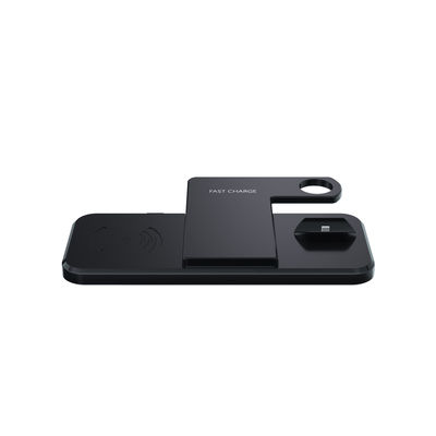 carregador sem fio portátil rápido de 15W Qi para o relógio 8 do iPhone 11 XR X