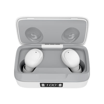 Ruído que cancela o esporte BT5.0 Earbuds sem fio com exposição da bateria
