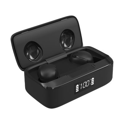Ruído que cancela o esporte BT5.0 Earbuds sem fio com exposição da bateria