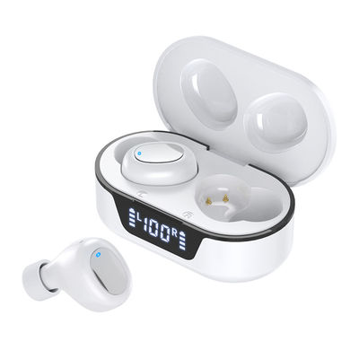 O esporte TWS Bluetooth sem fio pequeno Earbuds conduziu fones de ouvido de Inpods da exposição