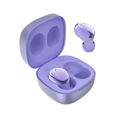 Estéreo sem fio preto branco roxo de IPX5 Sweatproof Earbuds olá! Fi